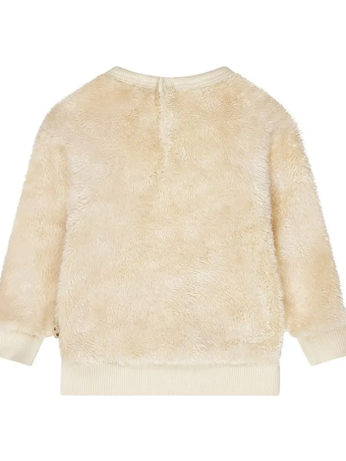 Sweatshirt in Beige