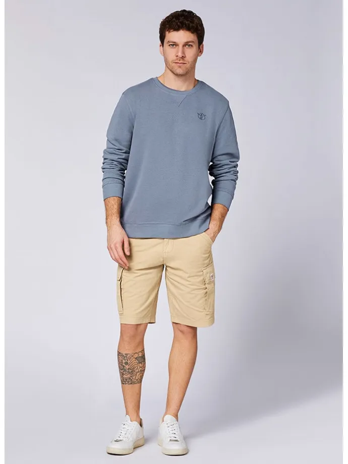 Sweatshirt in Blau