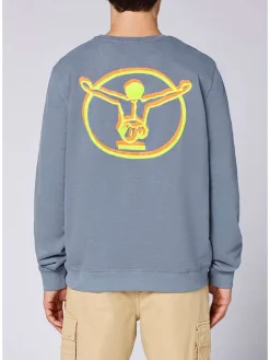Sweatshirt in Blau
