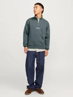 Sweatshirt in Blau