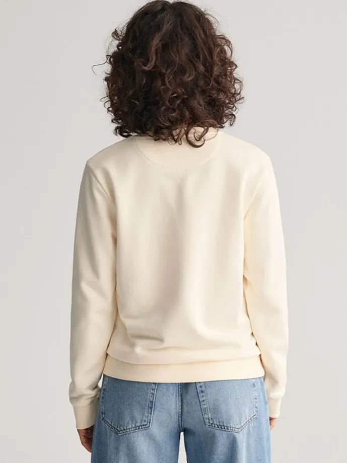 Sweatshirt in Creme