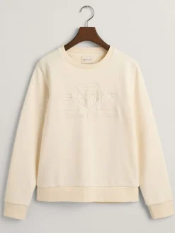 Sweatshirt in Creme