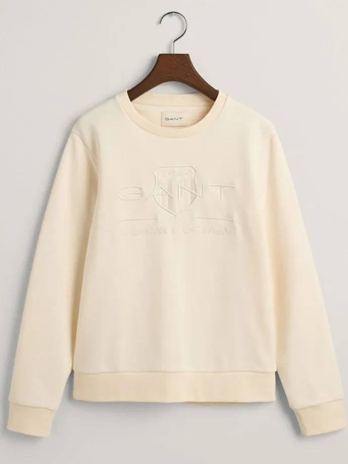 Sweatshirt in Creme