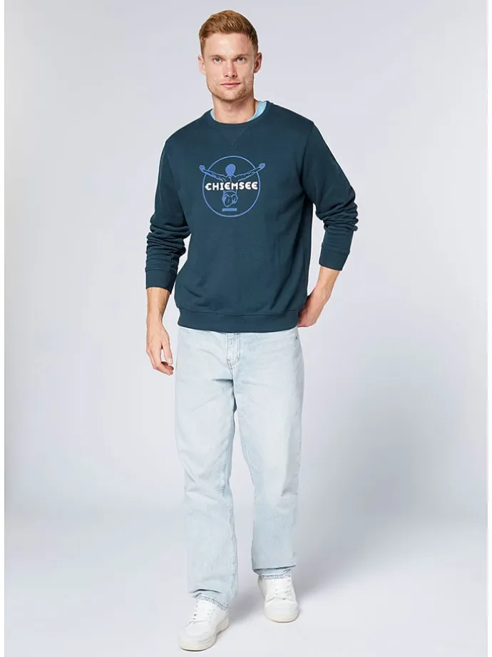 Sweatshirt in Dunkelblau