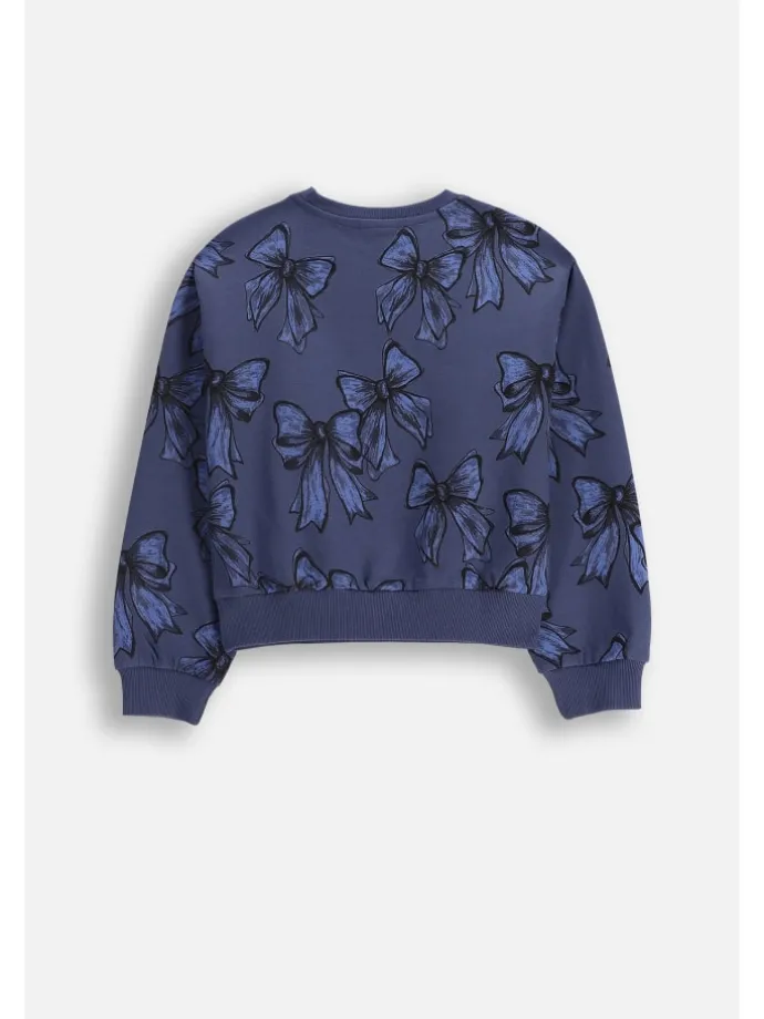 Sweatshirt in dunkelblau