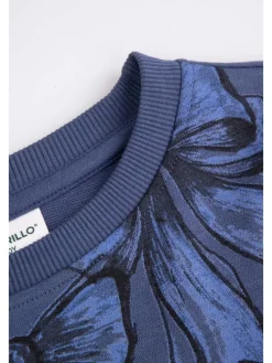 Sweatshirt in dunkelblau