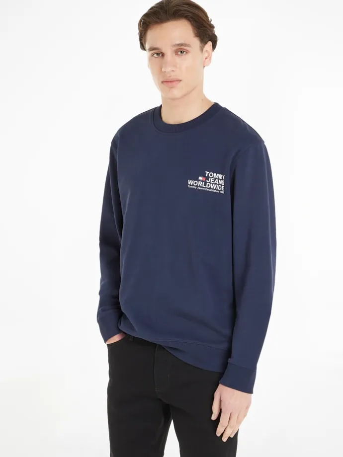 Sweatshirt in Dunkelblau
