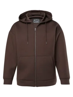 Sweatshirt in dunkelbraun