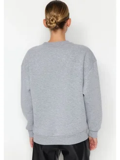 Sweatshirt in Grau