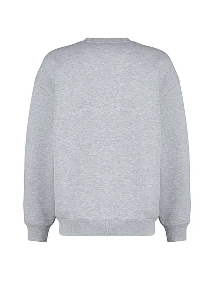 Sweatshirt in Grau