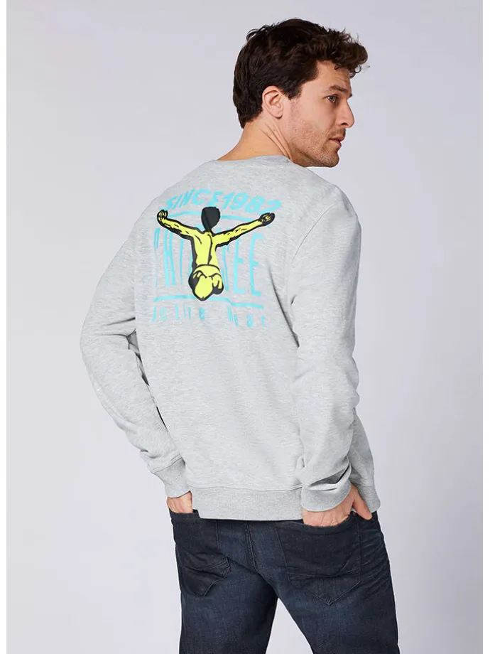 Sweatshirt in Grau