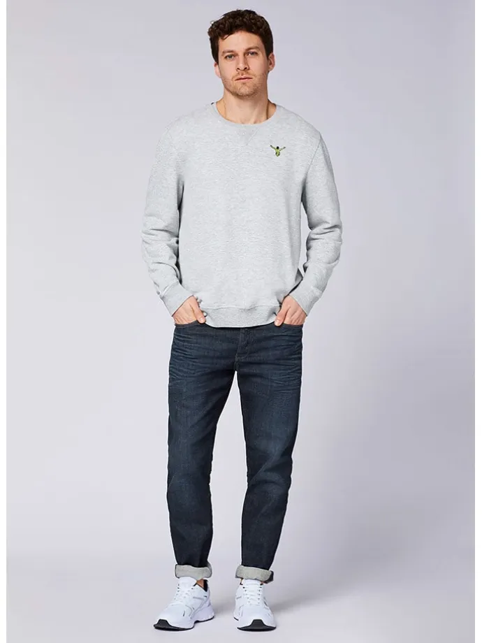Sweatshirt in Grau