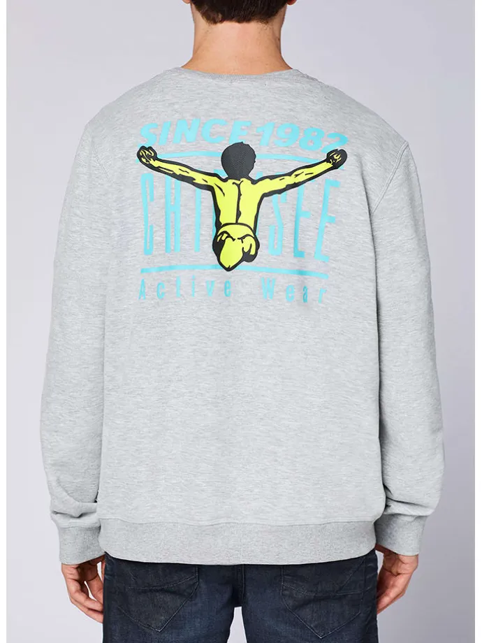 Sweatshirt in Grau