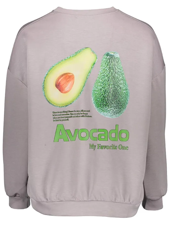 Sweatshirt in Grau