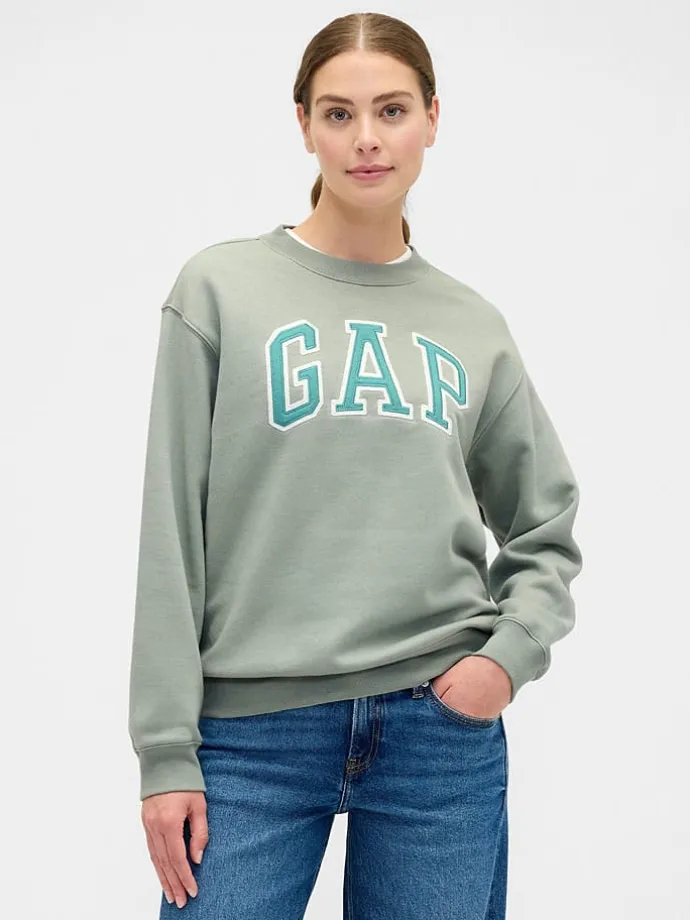 Sweatshirt in Grün