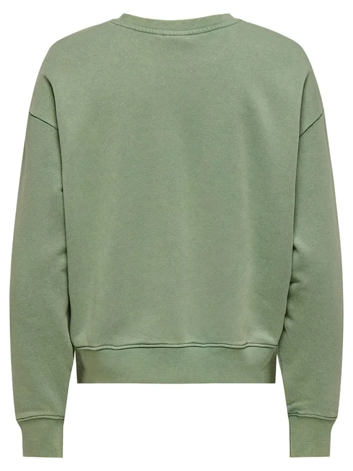 Sweatshirt in Grün