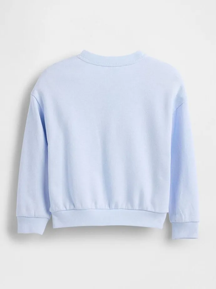 Sweatshirt in Hellblau