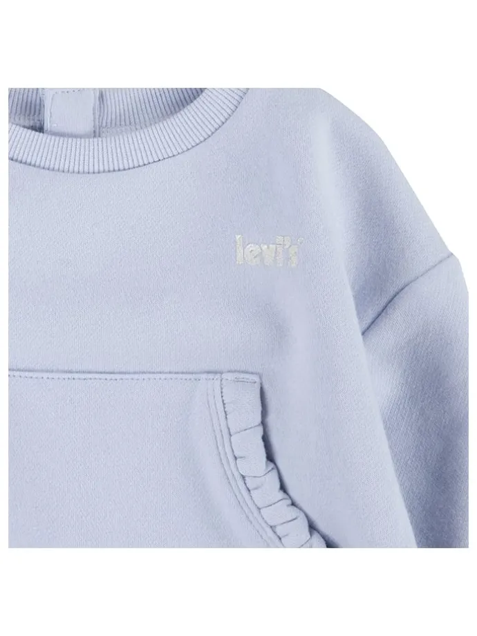 Sweatshirt in Hellblau