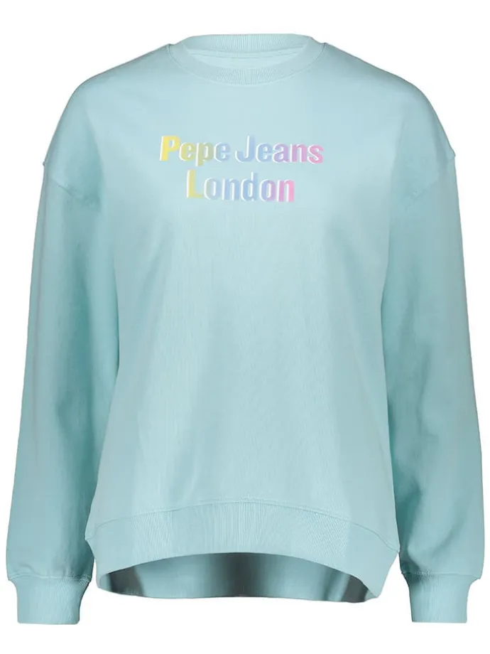 Sweatshirt in Hellblau