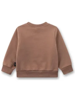 Sweatshirt in Hellbraun