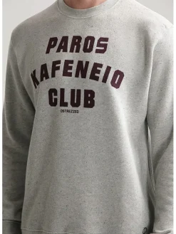 Sweatshirt in Hellgrau
