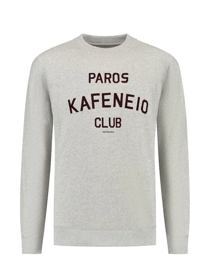 Sweatshirt in Hellgrau