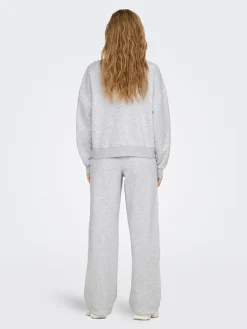 Sweatshirt in Hellgrau