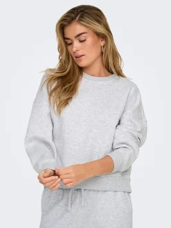 Sweatshirt in Hellgrau