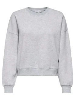 Sweatshirt in Hellgrau
