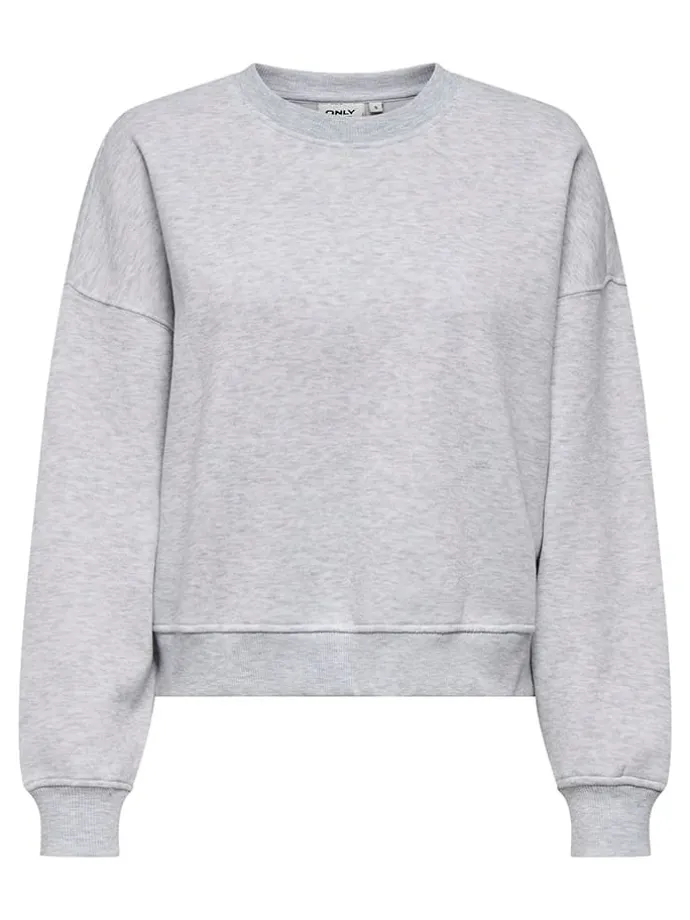 Sweatshirt in Hellgrau