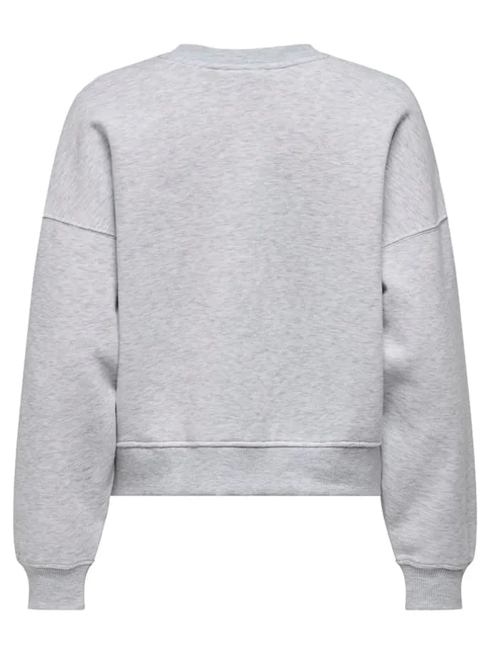 Sweatshirt in Hellgrau