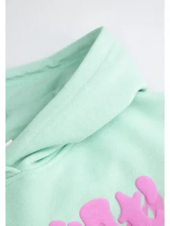 Sweatshirt in in Minzfarbe