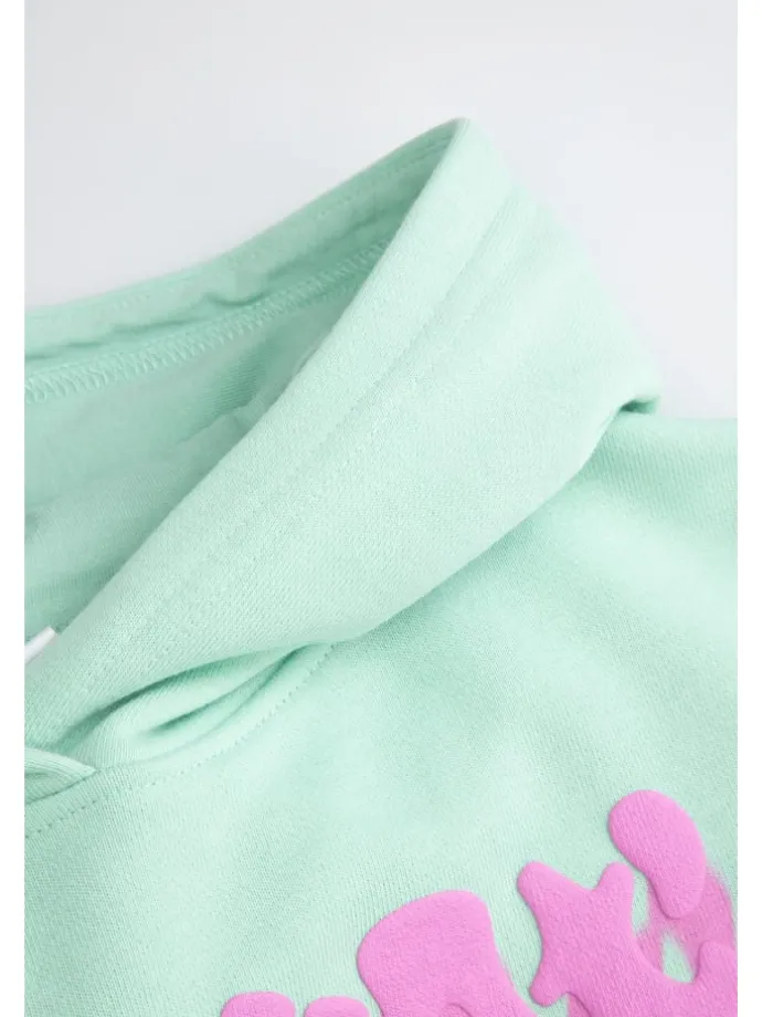 Sweatshirt in in Minzfarbe