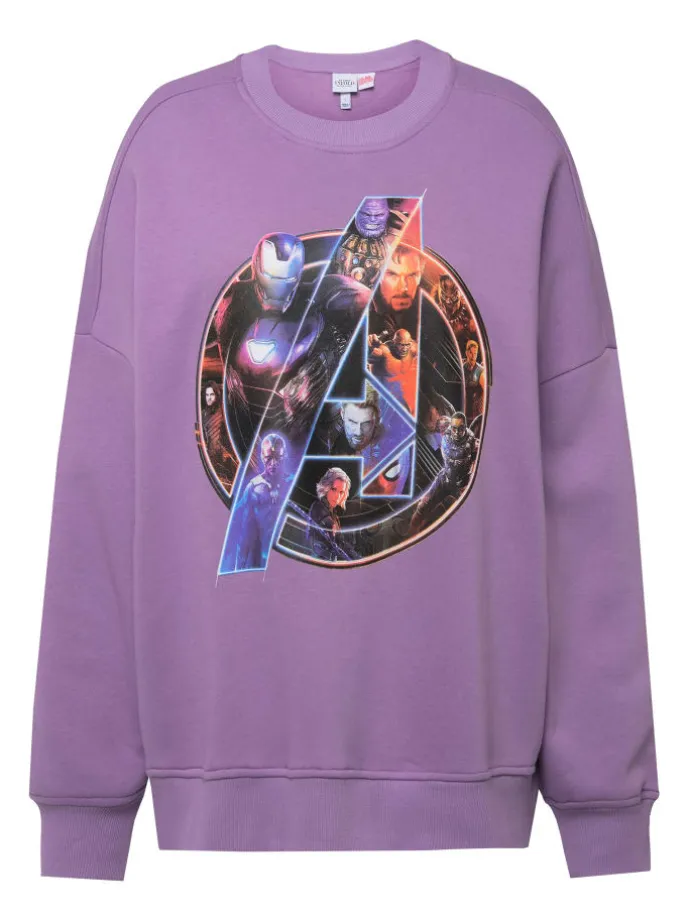 Sweatshirt in lavendel