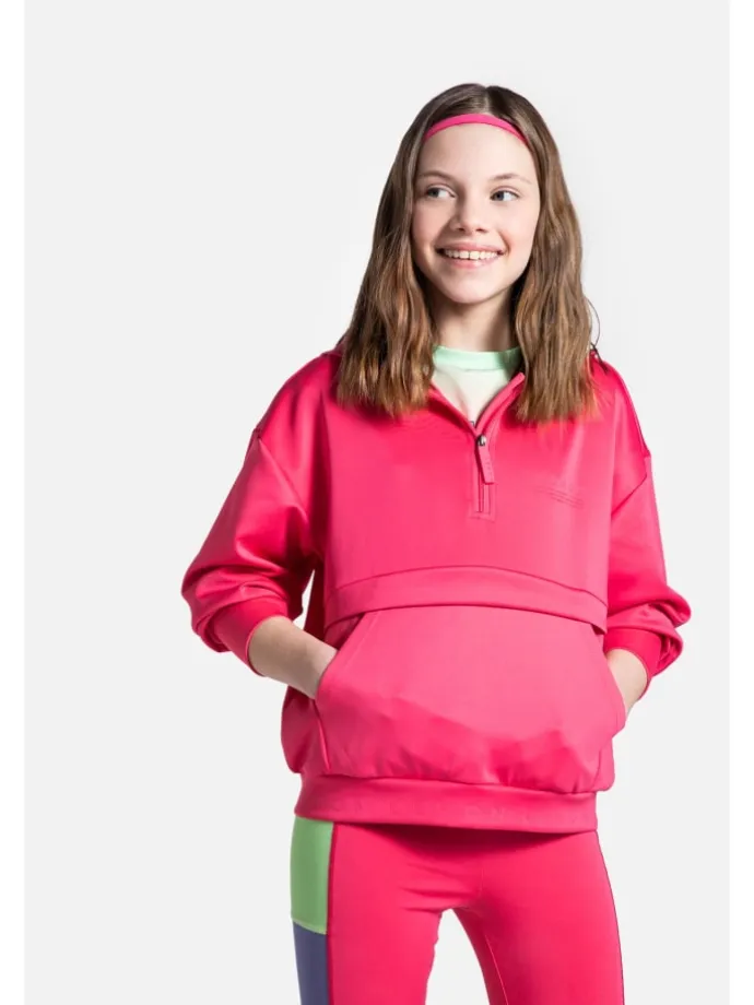 Sweatshirt in rosa