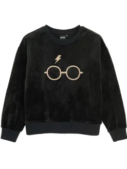 Sweatshirt in Schwarz