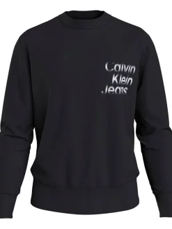 Sweatshirt in Schwarz