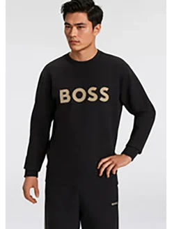 Sweatshirt in Schwarz