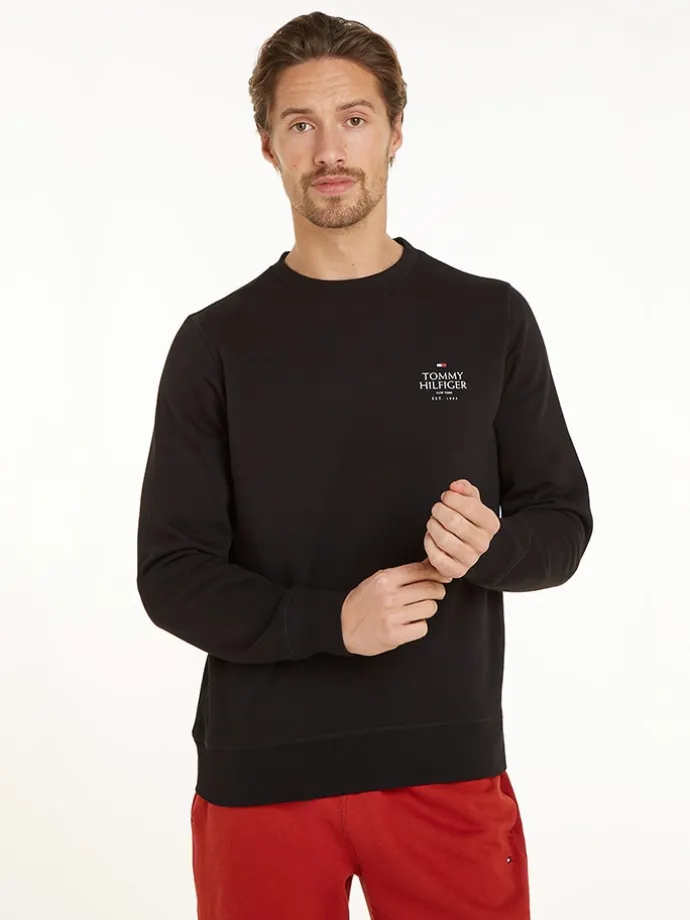 Sweatshirt in Schwarz