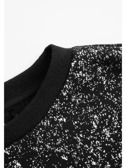 Sweatshirt in Schwarz