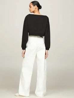 Sweatshirt in Schwarz