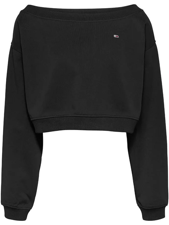 Sweatshirt in Schwarz