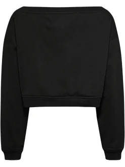 Sweatshirt in Schwarz