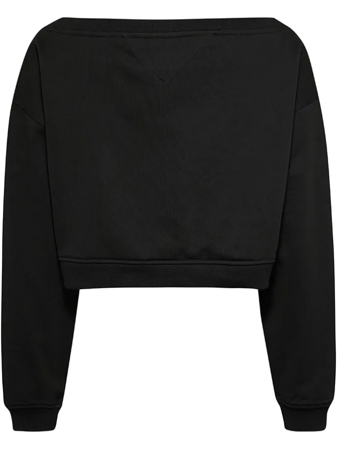 Sweatshirt in Schwarz