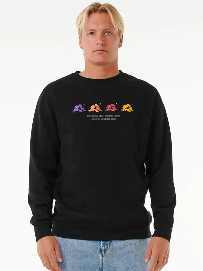 Sweatshirt in Schwarz
