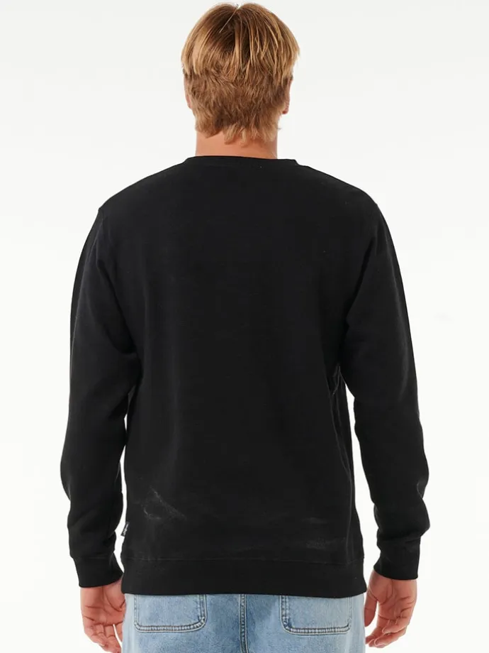 Sweatshirt in Schwarz