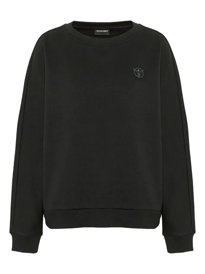 Sweatshirt in Schwarz