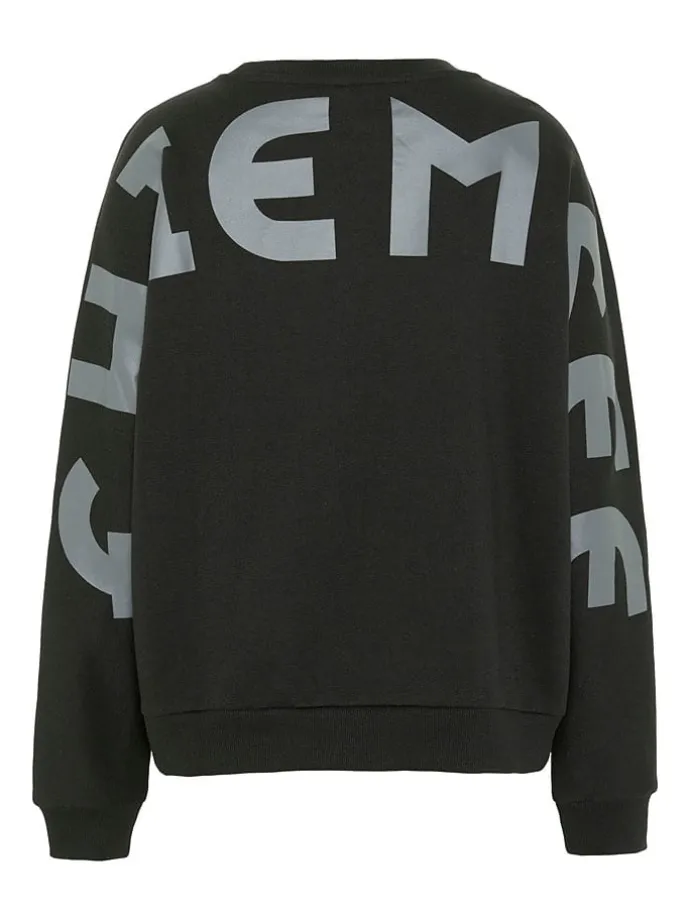 Sweatshirt in Schwarz