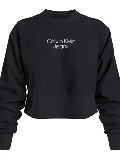 Sweatshirt in Schwarz
