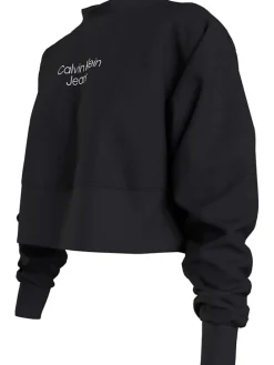 Sweatshirt in Schwarz